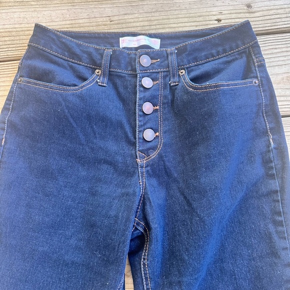 No Boundaries Blue Skinny Jeans High-Waisted - Picture 2 of 9